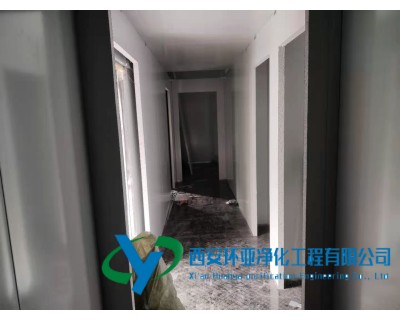 凈化板安裝現場